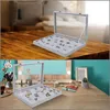 Belle Vous Jewelry Organizer Ohrringe Schmuckkasten Grau, Produktbild-Vorschau 7