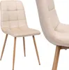 Fauteuil rembourré beige VELVET 2, velours. Fauteuil de Voir les images du produit 1
