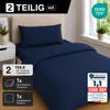 Komfortec Premium Bettwäsche 135x200 cm Bettbezug + 40x80 Produktbild-Vorschau 2