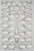 39 tlg. Glas-Weihnachtskugeln Set in "Ice Weiss Silber" Produktbild-Vorschau 1