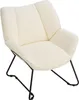 tectake® Sessel Kjeld gepolstert, mit Bouclé-Bezug 73 x 72 Produktbild-Vorschau 11