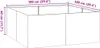 vidaXL Sadzarka Rusty 100x100x40 cm Stal odporna na warunki Podgląd zdjęcia produktu 6