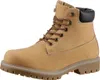 A single tan work boot is shown against a white background. Produktbild-Vorschau