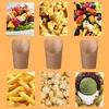 Surflyee 50 Stück Kraftpapier Becher 12oz Pommes Frites Produktbild-Vorschau 3