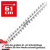 HECHT 610 Heckenschere Elektro | 600W | 61 cm Schnittlänge Produktbild-Vorschau 9