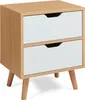 Comodino "Bordkak" con 2 cassetti 50 x 40 x 30 cm Gambe in Anteprima dell’immagine prodotto 5