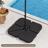 Podstawa parasola COSTWAY 60 l / 68 kg, można wypełnić wodą Podgląd zdjęcia produktu 2