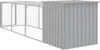 vidaXL Klec pro kuřata s výběhem světle šedá 110x405x110 cm Náhled obrázku produktu 5
