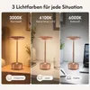 Kabellose dimmbare LED Akku Tischleuchte Touch Tischlampe Produktbild-Vorschau 3