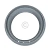 A gray washing machine door seal is shown against a white background. Produktbild-Vorschau
