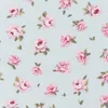 Dekostoff Meterware Classic Little Rose Allover hellblau Produktbild-Vorschau 1