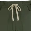 Dunkelgrüne Flow Shorts für Herren von Wild Country mit elastischem Bund und Kordelzug. Produktbild-Vorschau