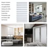 Collage of images showing pleated blinds in different home settings and a close-up of the product. Produktbild-Vorschau