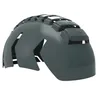 A dark gray protective helmet shell with ventilation slots. Anteprima dell’immagine prodotto