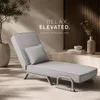 Makika Schlafsessel Schlafsofa Ted klappbar in Grau Produktbild-Vorschau 3