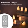 LED Kerzen Set 12 Stück flammenlos mit Fernbedienung, Produktbild-Vorschau 5