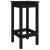 vidaXL Barstühle 2 Stk. Schwarz 40x40x78 cm Massivholz Produktbild-Vorschau 3