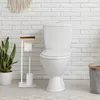 Zestaw łazienkowy Relaxdays, bambus, żelazo, wolnostojący Podgląd zdjęcia produktu 3