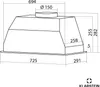 KlarsteinPaolo 72, vestavná digestoř, 72 cm, 520 m³/h, LED Náhled obrázku produktu 9