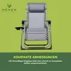 MEVEN | Zero Gravity Sonnenliege Grau | Gartenliege Produktbild-Vorschau 3