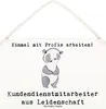 Mr. & Mrs. Panda Schild Kundendienstmitarbeiter Produktbild-Vorschau 1