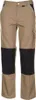 A pair of tan and black work pants are shown against a white background. Produktbild-Vorschau