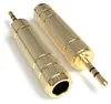 Klinke Adapter 6.35mm auf 3.5mm verGoldete Stecker Aux Produktbild-Vorschau 2