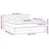 Cloris Designermöbel Boxspringbett mit Matratze Dunkelbraun Produktbild-Vorschau 6