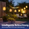 LED Solar Lichterkette Rattan 380x6,5x5,5cm Kunststoff 10 Produktbild-Vorschau 4