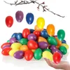 com-four® 60x Ostereier zum Aufhängen - Osterdeko in Produktbild-Vorschau 1