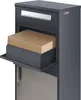 A parcel mailbox with a package inside. Produktbild-Vorschau