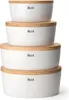 Continenta Brottopf Oval Brotkasten aus weißem Keramik mit Produktbild-Vorschau 15