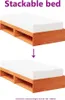 Tagesbett ohne Matratze Wachsbraun 100x200 cm Massivholz Produktbild-Vorschau 7