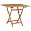 vidaXL Tavolo da giardino pieghevole 85x85x76 cm in legno Anteprima dell’immagine prodotto 1