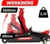 Podnośnik samochodowy hydrauliczny punktowy WERKBERG 2,5T Podgląd zdjęcia produktu 2