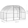 vidaXL Outdoor-Hühnerstall 3x2x2 m Verzinkter Stahl -  Produktbild-Vorschau 5