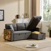 Sweiko Corner Sofa Bett Eckcouch Couch L-Form Schlafcouch Produktbild-Vorschau 3