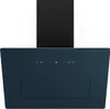 A dark blue range hood with a black chimney extension, set against a white background. Náhľad obrázku produktu