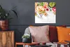 MuchoWow® Poster Gemüse - Obst - Fleisch - Kräuter 50x50 cm Produktbild-Vorschau 2