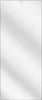 A clear screen protector for a smartphone, shown flat against a light gray and white background. Produktbild-Vorschau