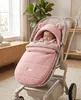 Leichter Kinderwagen Fußsack Rosa / Pink Frühling Herbst, Produktbild-Vorschau 2