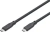 Digitus Kabel silikonowy USB, USB 40 Gb/s, 1 m, czarny, 1 Podgląd zdjęcia produktu 2