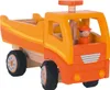 Goki Wooden Tipping Trolley Orange with Swivel Wheels Voir les images du produit 1