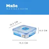 A product image showing a food storage container with dimensions indicated by text and lines. Anteprima dell’immagine prodotto