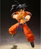 A figurine of Son Goku from Dragon Ball Z in an action pose against a dark background. Produktbild-Vorschau