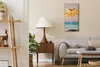 Wandbild Leinwand Bilder mit Uhr 30x60 Malerei Abstrakte Produktbild-Vorschau 3