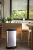 DECOBIN Abfalleimer 50L mit Fußpedal silber metallic Produktbild-Vorschau 3