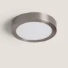 LED-Deckenleuchte 18W Rund Metall Ø225 mm Silber 6000K Produktbild-Vorschau 3