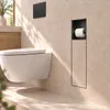 HAGO24 WC Modul Edelstahl Schwarz Einbauschrank Unterputz Produktbild-Vorschau 2