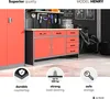 Werkbank Werktisch anthrazit-rot; Holzplatte 85x170x60 Produktbild-Vorschau 6